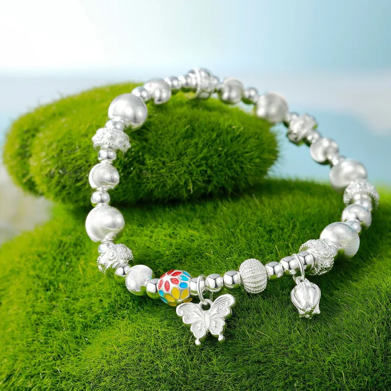 Seven Seven Silver Jewelry S999 Fine Silver Bracelets Unisex-1