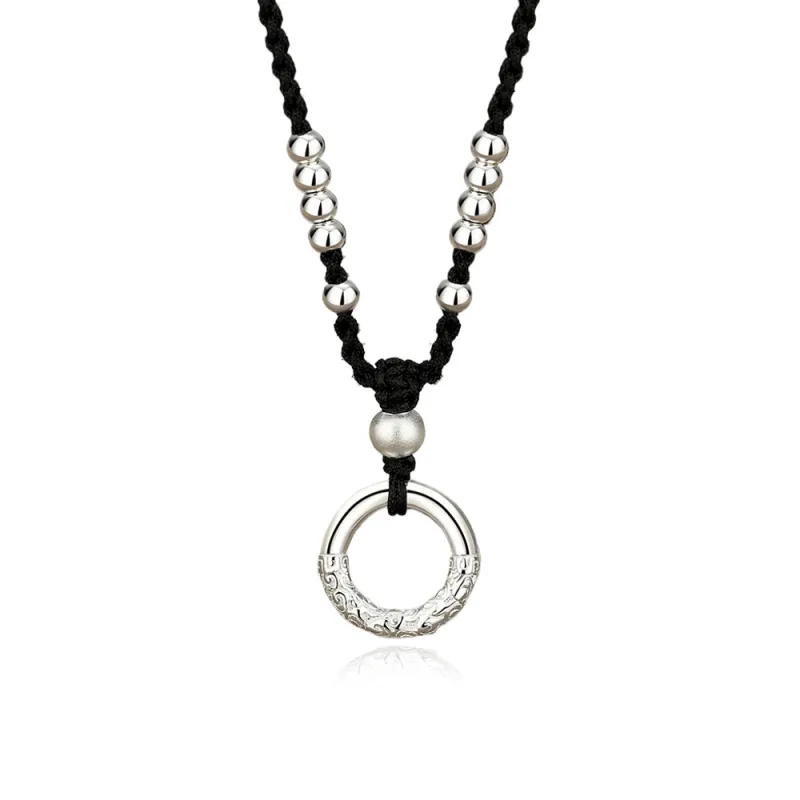Seven Seven Silver Jewelry S999 Fine Silver Necklaces Unisex-2