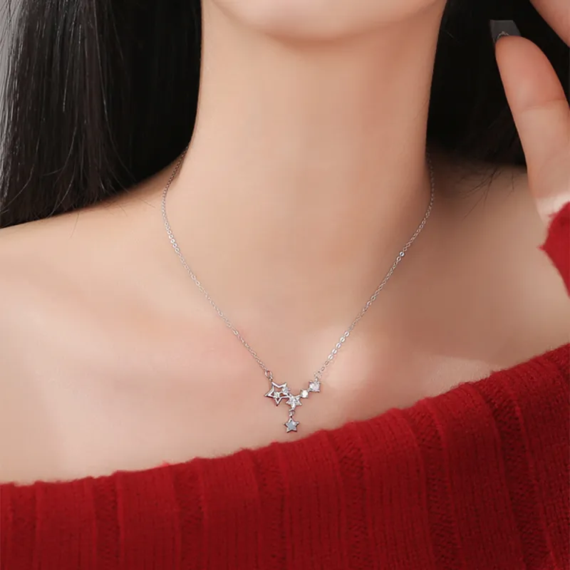 Seven Seven Silver Jewelry S999 Fine Silver Sterling Silver Necklaces Women's-5