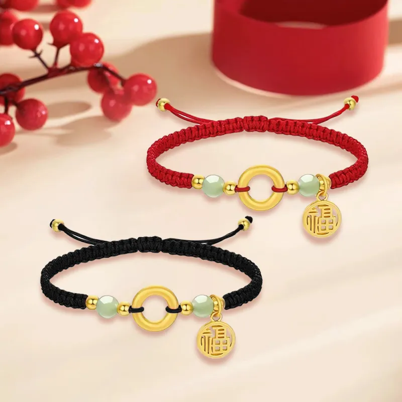 Seven Seven Silver Jewelry Hetian Jade Bracelets Green Jade Unisex-7