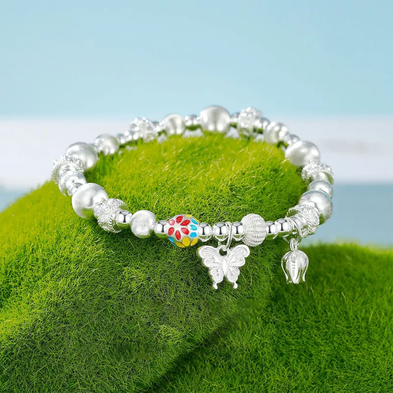 Seven Seven Silver Jewelry S999 Fine Silver Bracelets Unisex-3
