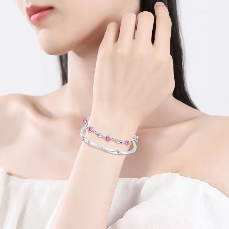 Seven Seven Silver Jewelry S 999 Fine Silver Bracelets Unisex-9