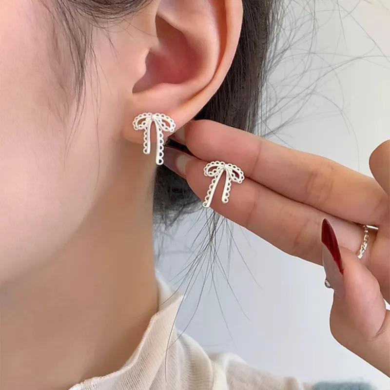 Seven Seven Silver Jewelry S925 Silver Stud Earrings Women's-4