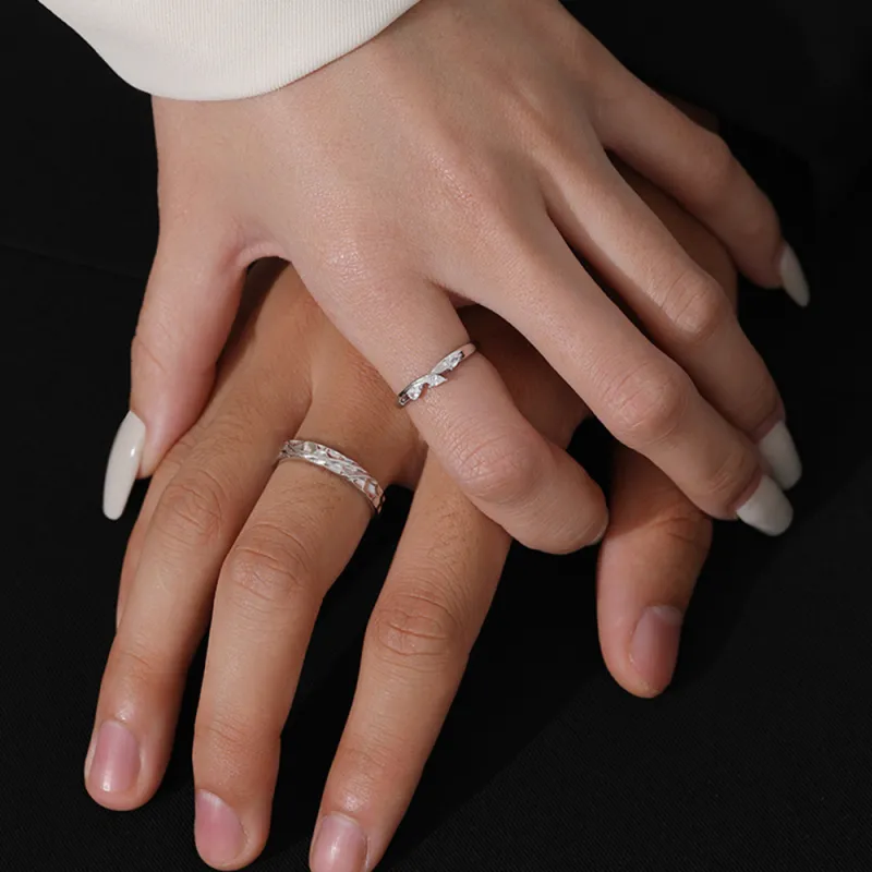 Seven Seven Silver Jewelry S999 Fine Silver Rings Unisex-3
