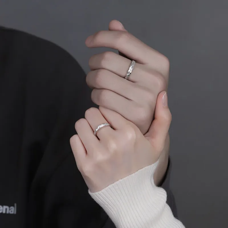 Seven Seven Silver Jewelry S999 Fine Silver Rings Unisex-2