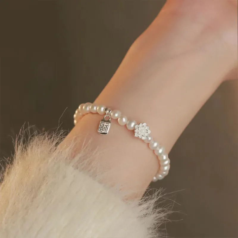 Seven Seven Silver Jewelry S999 Fine Silver Pure Silver Bracelets Women's-2