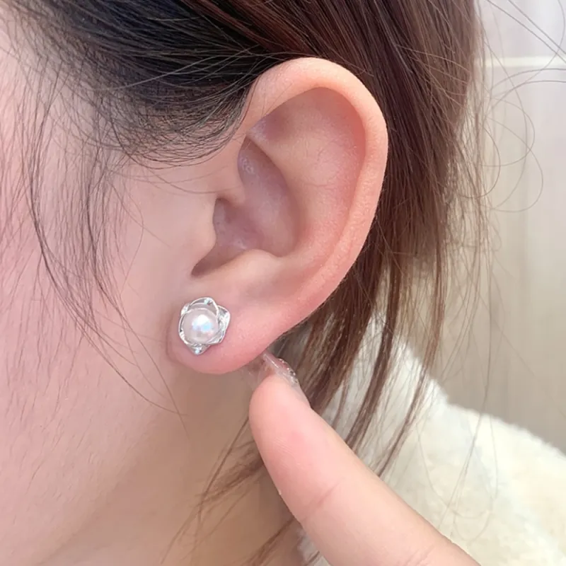 Seven Seven Silver Jewelry S999 Fine Silver Stud Earrings Women's-2