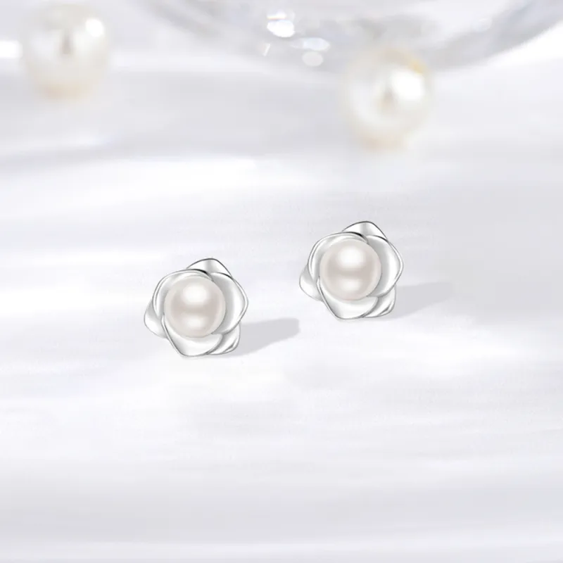 Seven Seven Silver Jewelry S999 Fine Silver Stud Earrings Women's-4