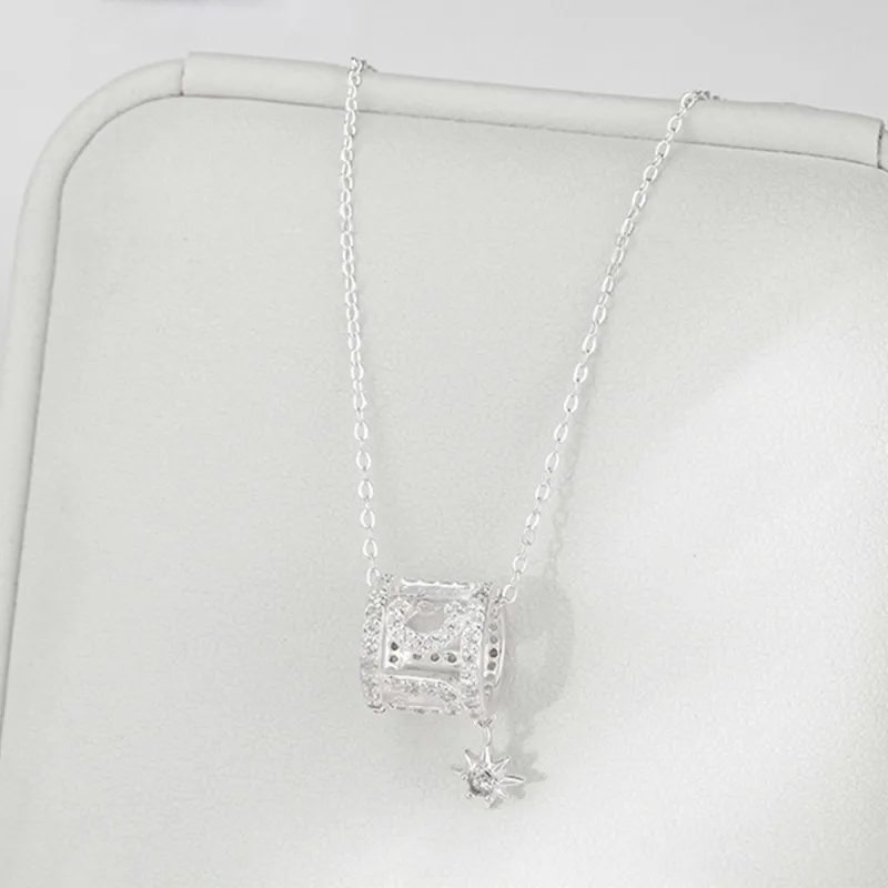 Seven Seven Silver Jewelry S999 Fine Silver Sterling Silver Necklaces Women's-2