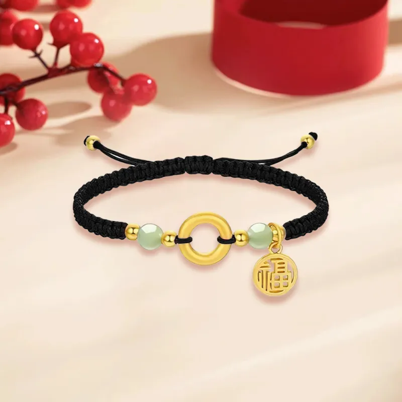 Seven Seven Silver Jewelry Hetian Jade Bracelets Green Jade Unisex-4