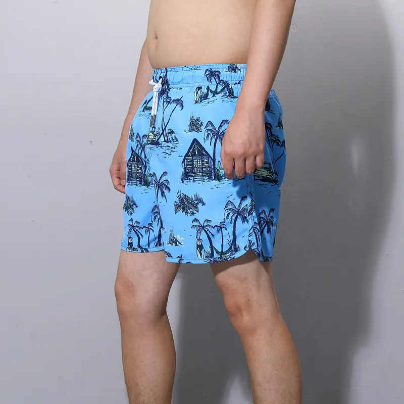 GAILANG Beach Shorts Men's Sky Blue-3