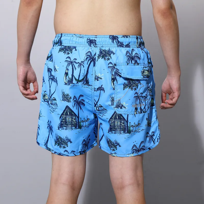 GAILANG Beach Shorts Men's Sky Blue-4