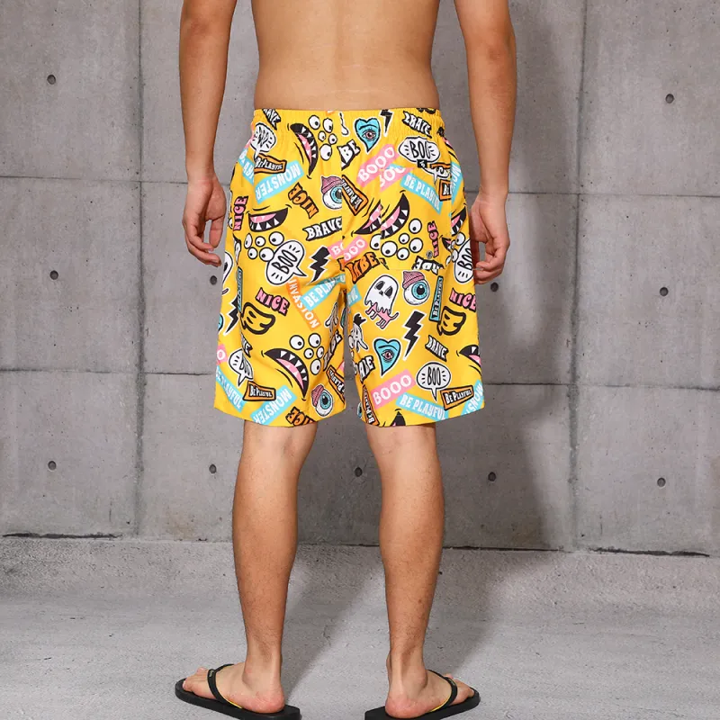 GAILANG Beach Shorts Men's Orange-5