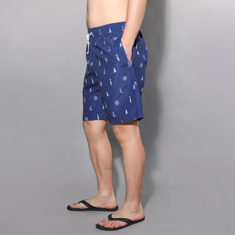 GAILANG Beach Shorts Men's Navy Blue-3