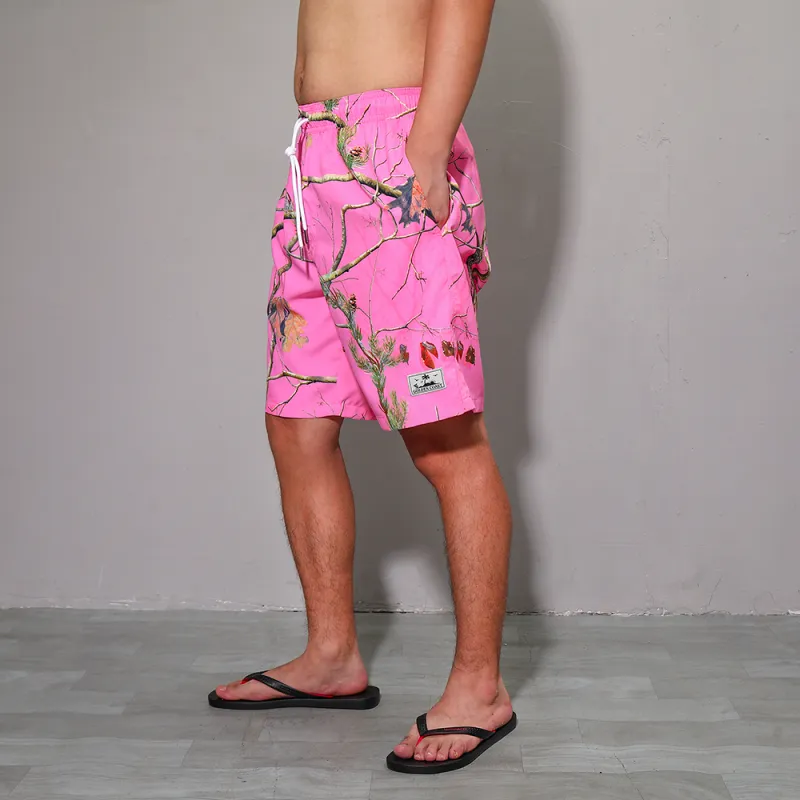 GAILANG Beach Shorts Men's Rose Red-3