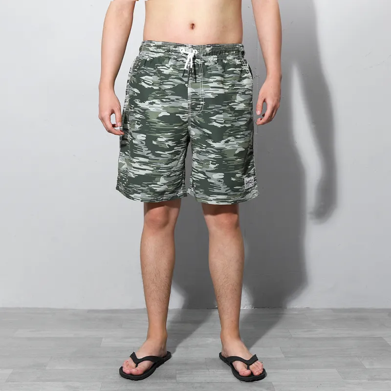 GAILANG Beach Shorts Men's Green Camouflage-2