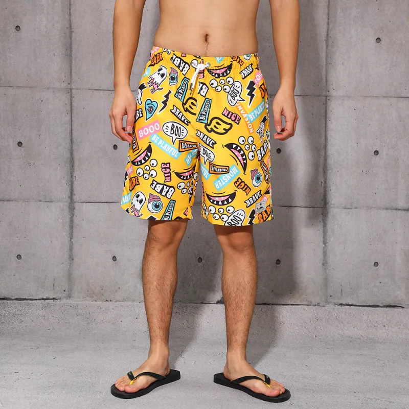 GAILANG Beach Shorts Men's Orange-4