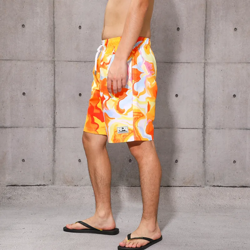 GAILANG Beach Shorts Men's Tie Dye Orange-2