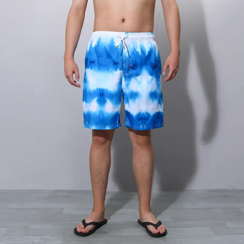 GAILANG Beach Shorts Men's Tie Dye Blue-2
