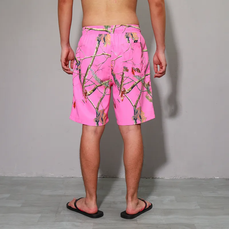 GAILANG Beach Shorts Men's Rose Red-4