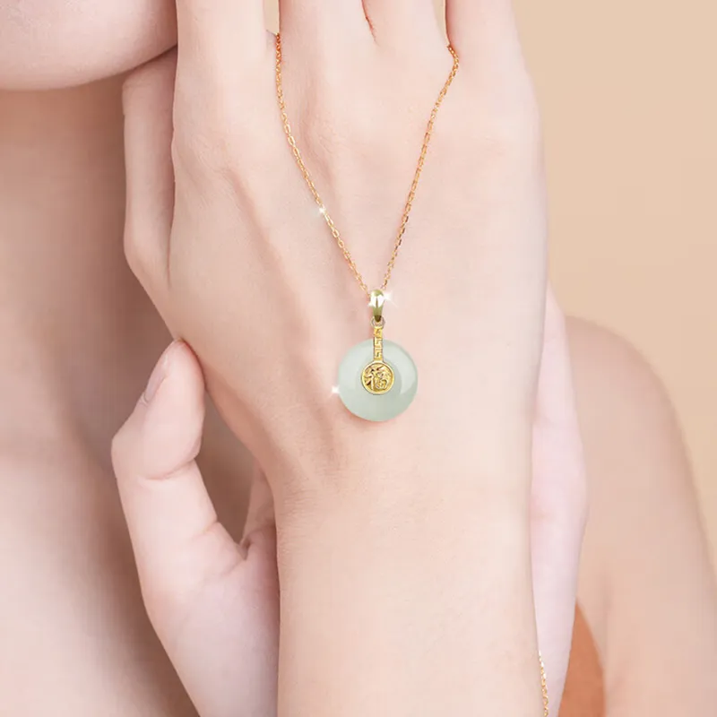CHINA GOLD Pendants Green Jade Women's-4