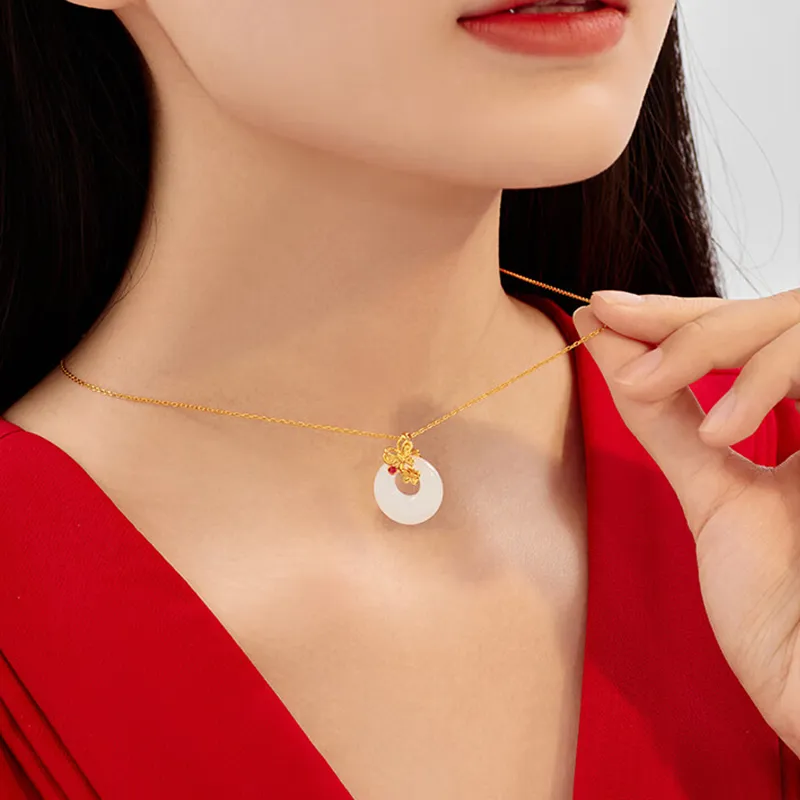 CHINA GOLD Pendants White Jade Women's-1