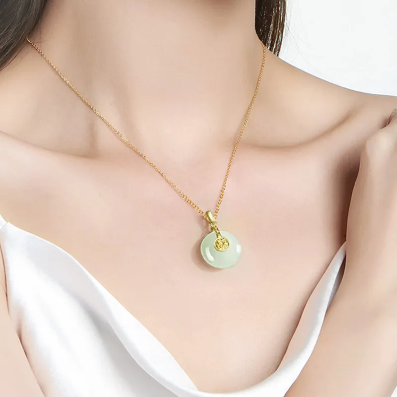 CHINA GOLD Pendants Green Jade Women's-6