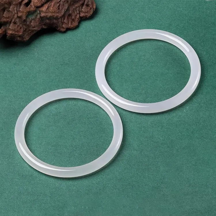 CHINA GOLD Chalcedony Jade Bangles Women's-3