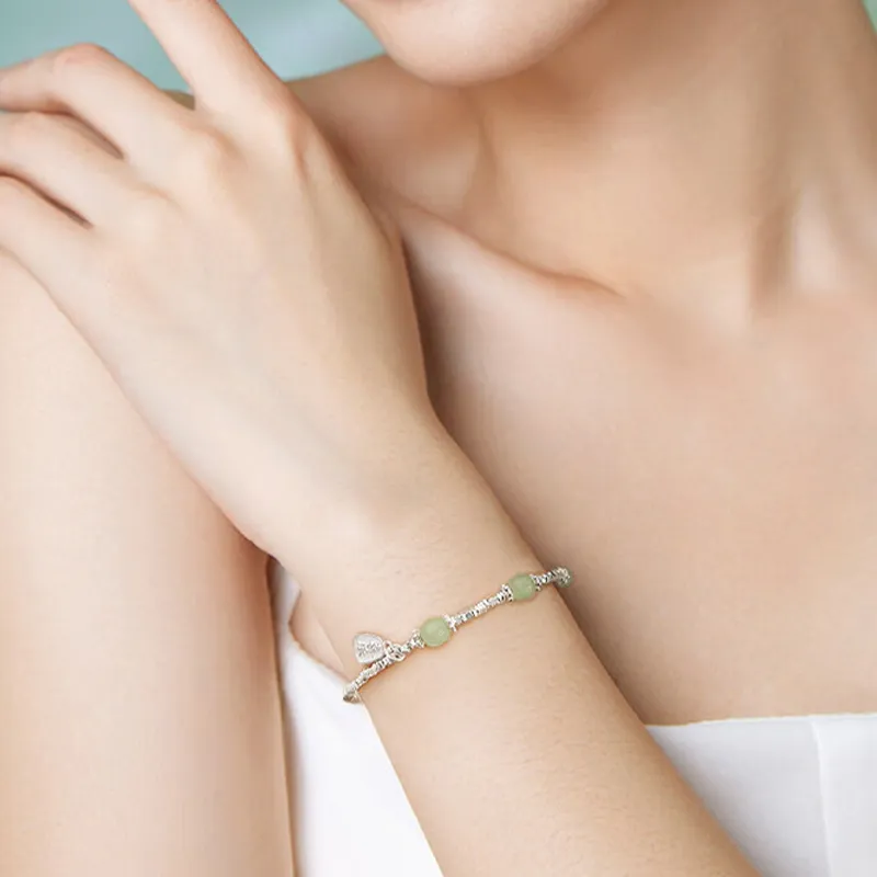 CHINA GOLD Bracelets Green Jade Women's-2