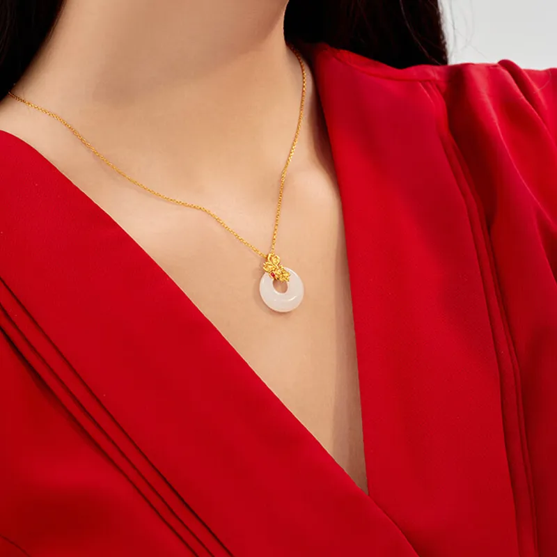 CHINA GOLD Pendants White Jade Women's-2
