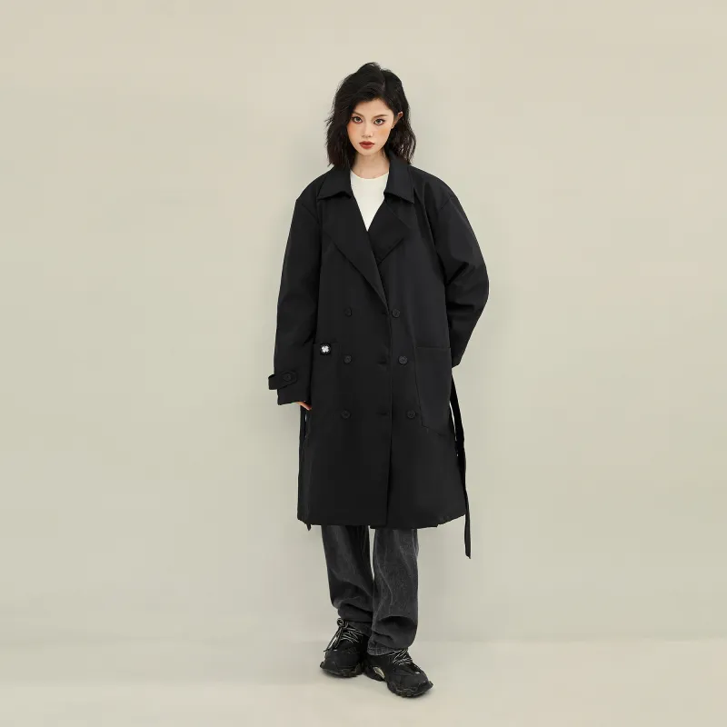 BLACK CLOVER Trench Coat Unisex-2