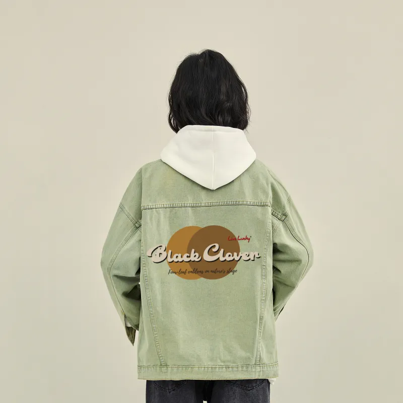 BLACK CLOVER Denim Jacket Unisex-9