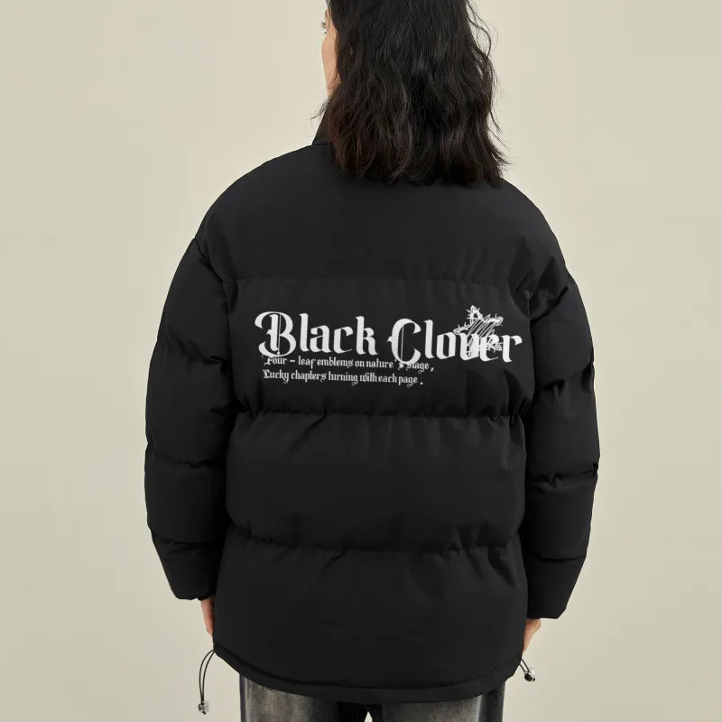 BLACK CLOVER Puffer Jacket Unisex-4