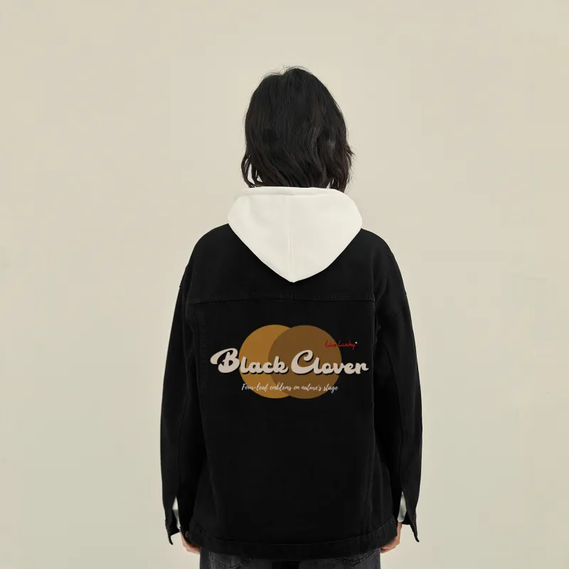 BLACK CLOVER Denim Jacket Unisex-4