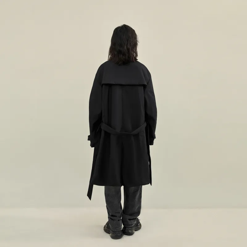 BLACK CLOVER Trench Coat Unisex-4