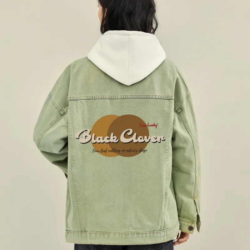 BLACK CLOVER Denim Jacket Unisex-7