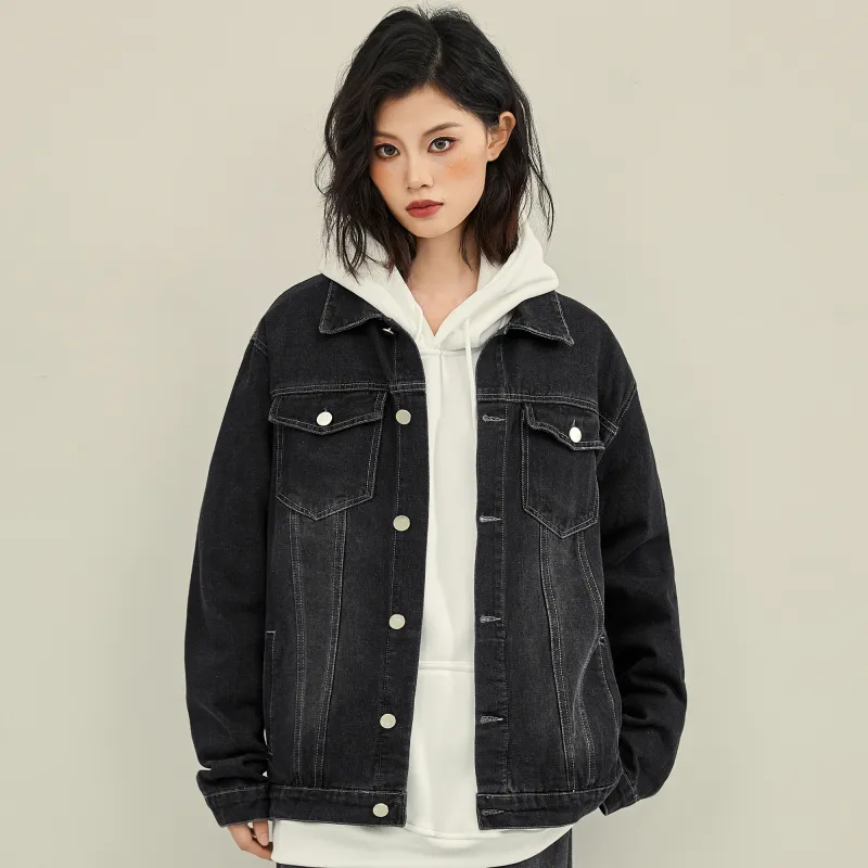 BLACK CLOVER Grim Reaper Motifs Unisex Denim Jacket-6