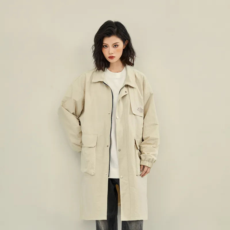 BLACK CLOVER Trench Coat Unisex-8