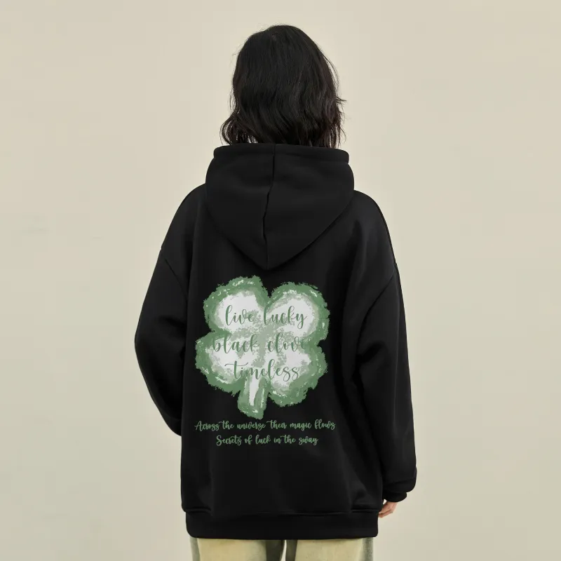 BLACK CLOVER Hooded Pullover Sweatshirt Unisex-32