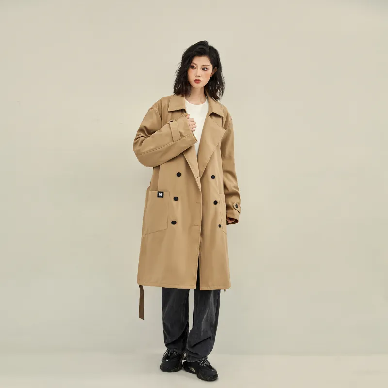 BLACK CLOVER Trench Coat Unisex-7