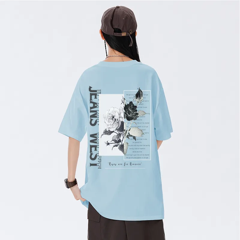 JEANSWEST JEANS Short-Sleeved T-Shirts Unisex-14