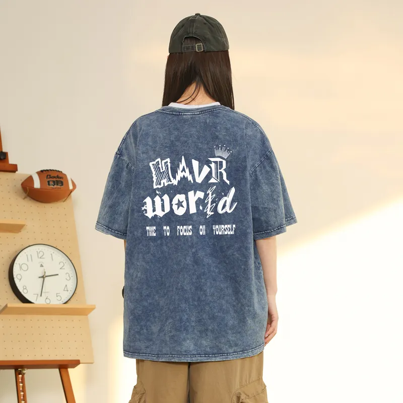 HAVR Heavyweight Thin Short Sleeved T Shirts Unisex-12