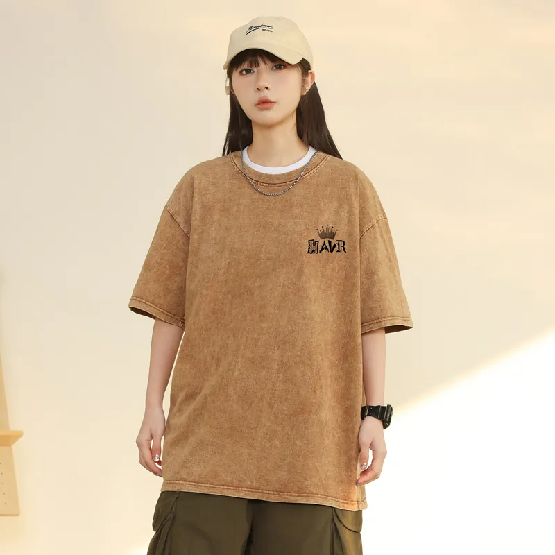 HAVR Heavyweight Thin Short Sleeved T Shirts Unisex-18