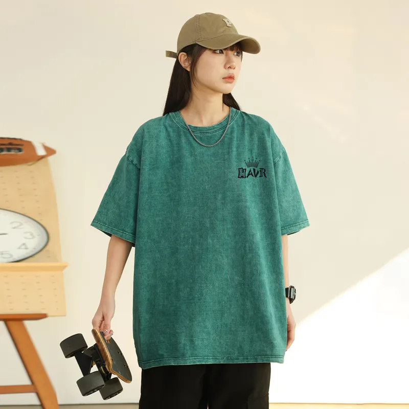 HAVR Heavyweight Thin Short Sleeved T Shirts Unisex-7
