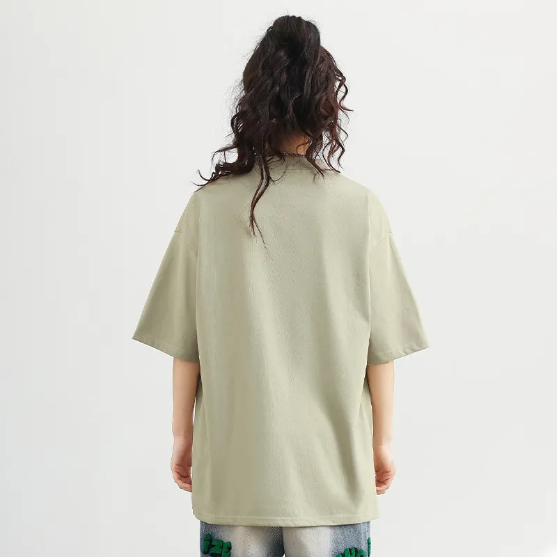 HAVR Loose Fit Breathable Thin Short Sleeved T Shirts Unisex-20