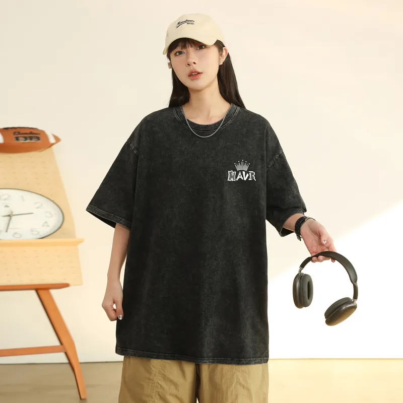 HAVR Heavyweight Thin Short Sleeved T Shirts Unisex-4