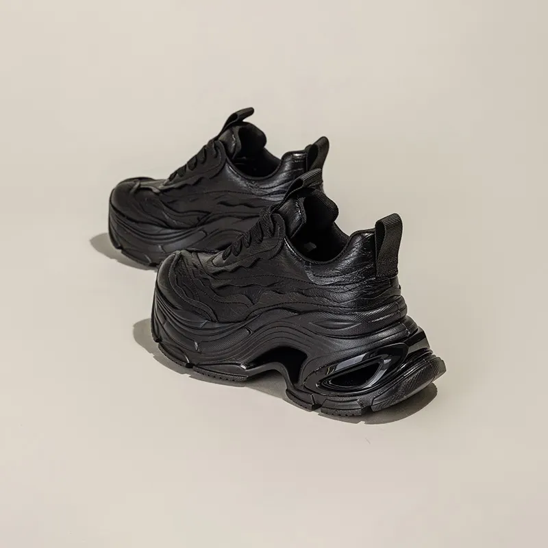 Ruomini Cushioning Lightweight Height Increasing Low Top Chunky Sneakers Women's-1
