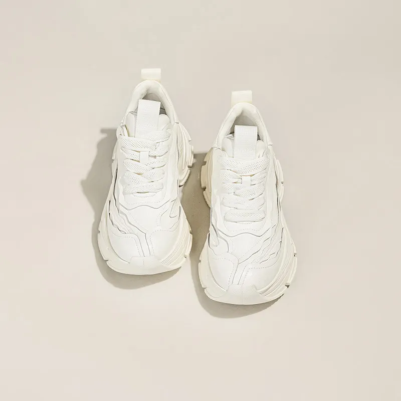 Ruomini Cushioning Lightweight Height Increasing Low Top Chunky Sneakers Women's-5
