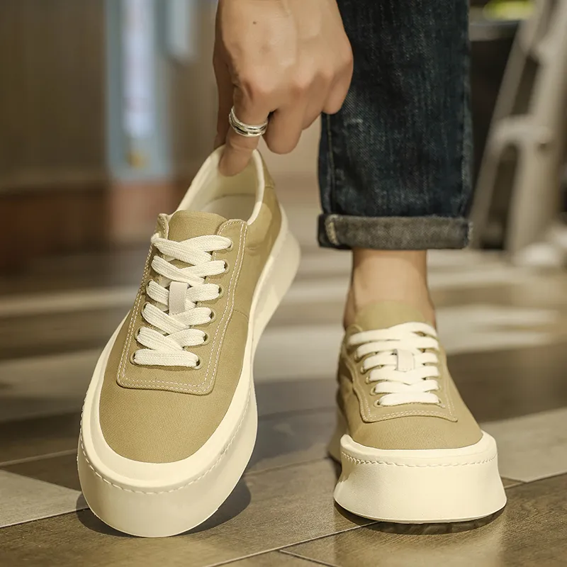 Ruomini Slip Resistant Low Top Skateboard Shoes Men's-6