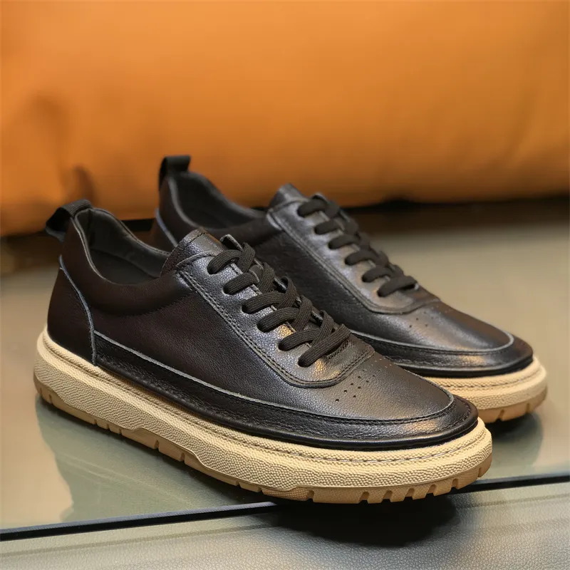 Ruomini Abrasion Resistant Low Top Skateboard Shoes Men's-9